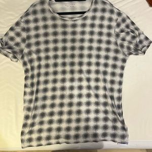 All Saints monochrome dot t-shirt